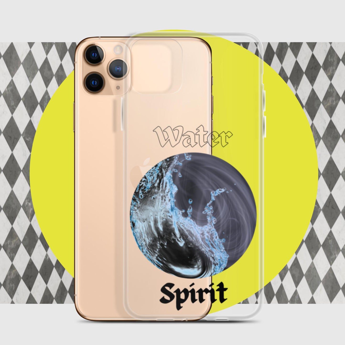 Water and Spirit Clear Case for iPhone®
