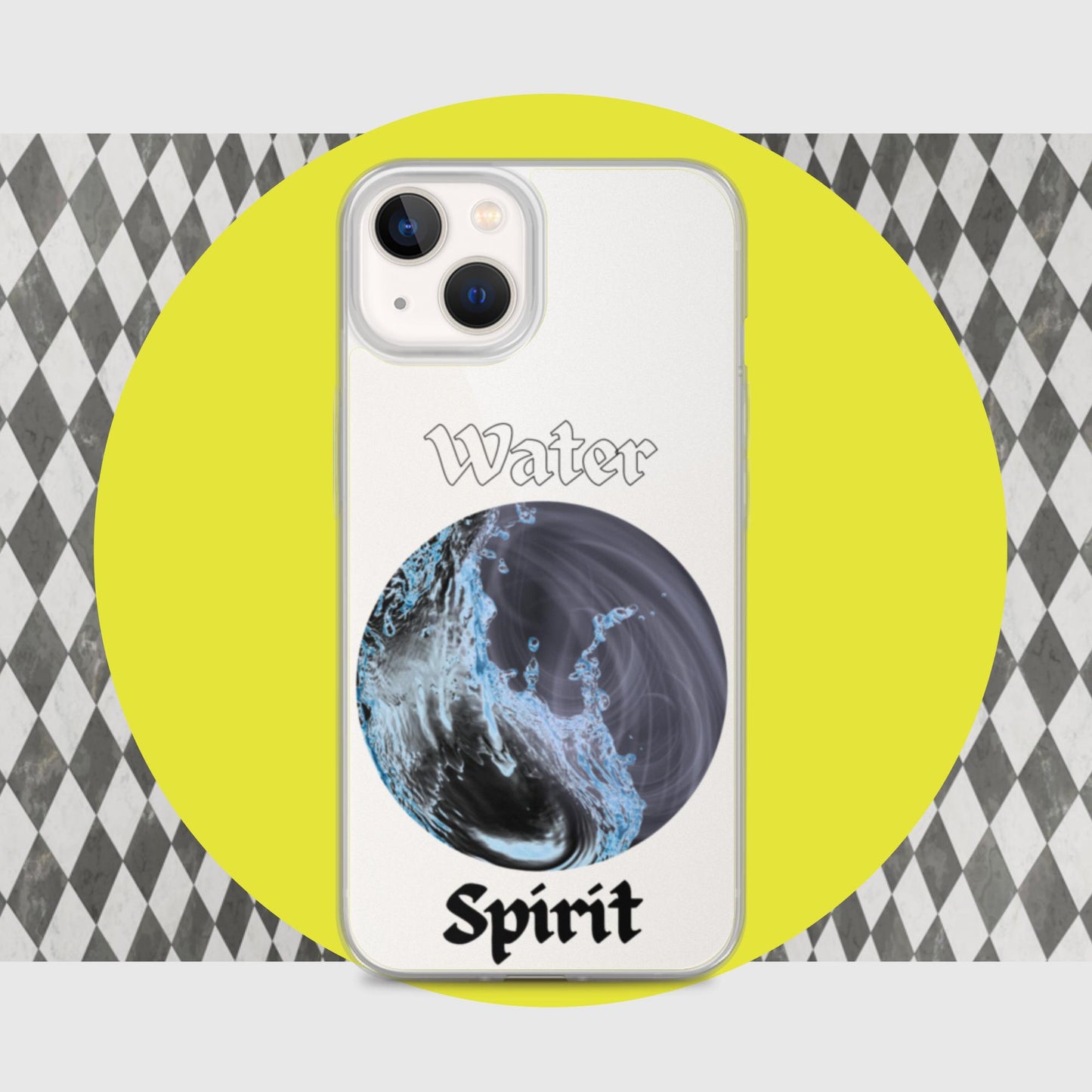 Water and Spirit Clear Case for iPhone®