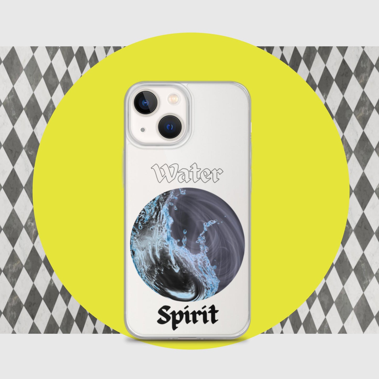 Water and Spirit Clear Case for iPhone®