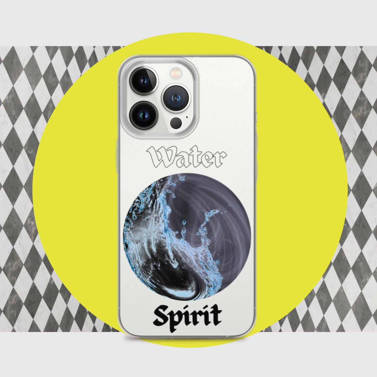 Water and Spirit Clear Case for iPhone®