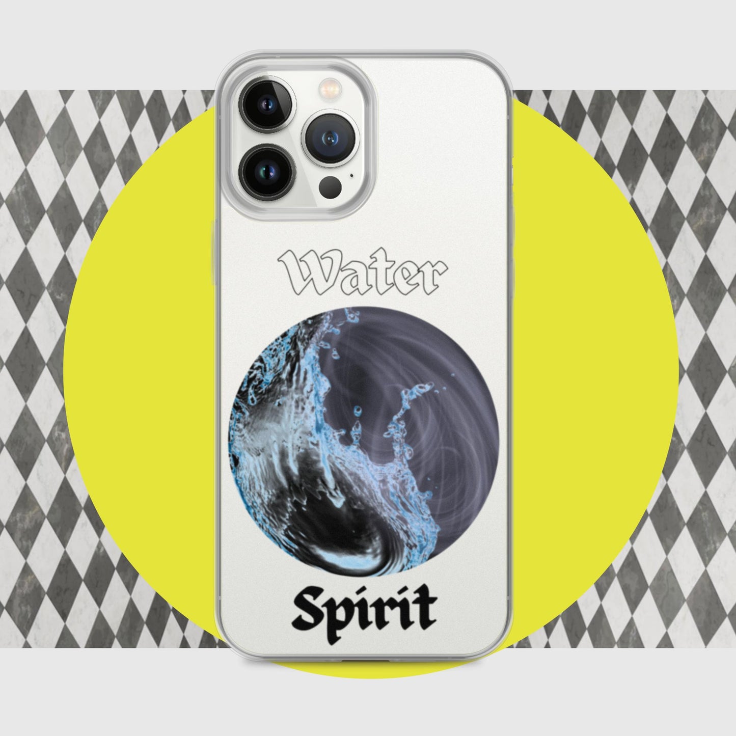 Water and Spirit Clear Case for iPhone®