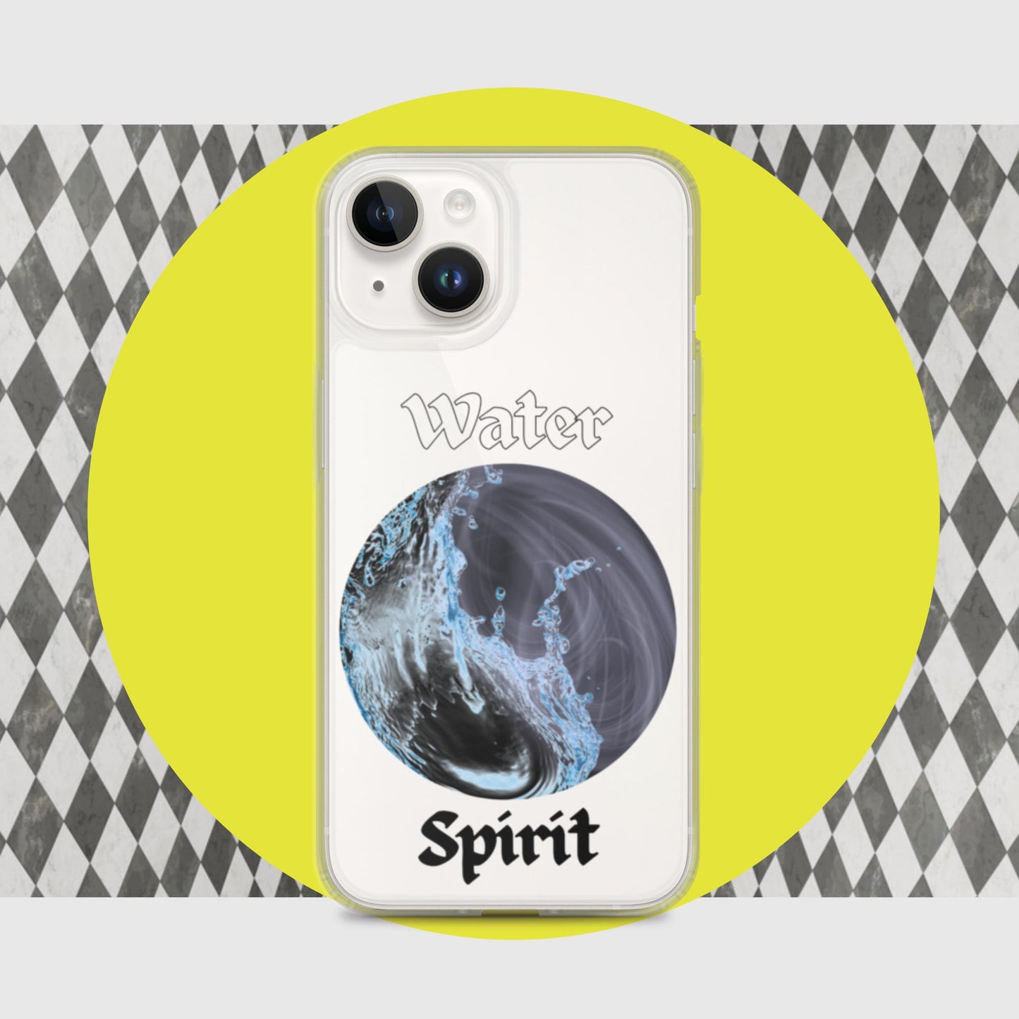 Water and Spirit Clear Case for iPhone®