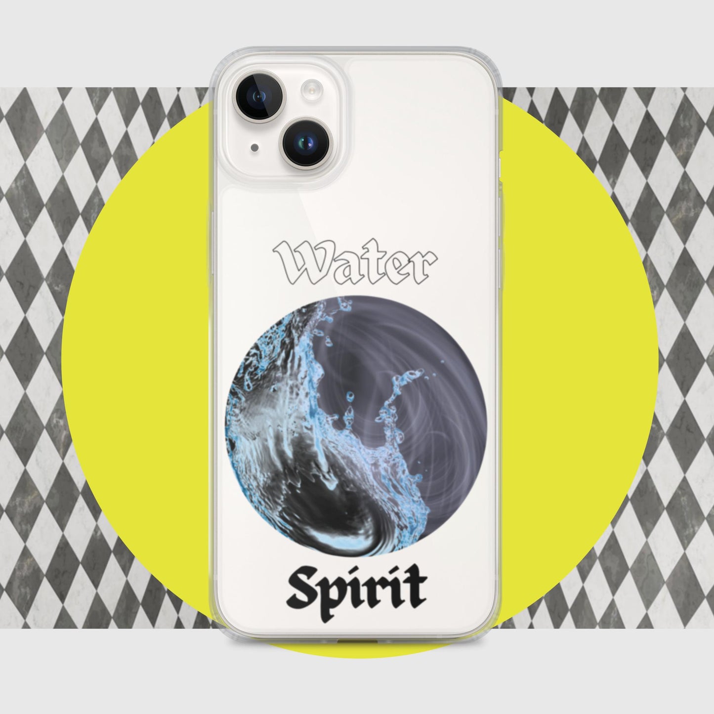Water and Spirit Clear Case for iPhone®
