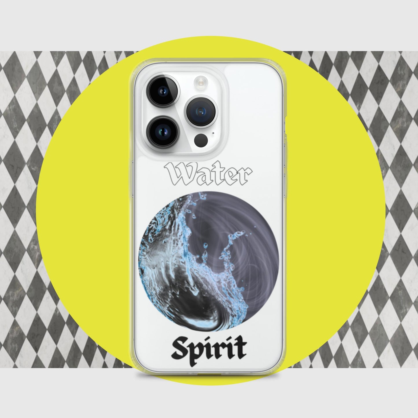 Water and Spirit Clear Case for iPhone®
