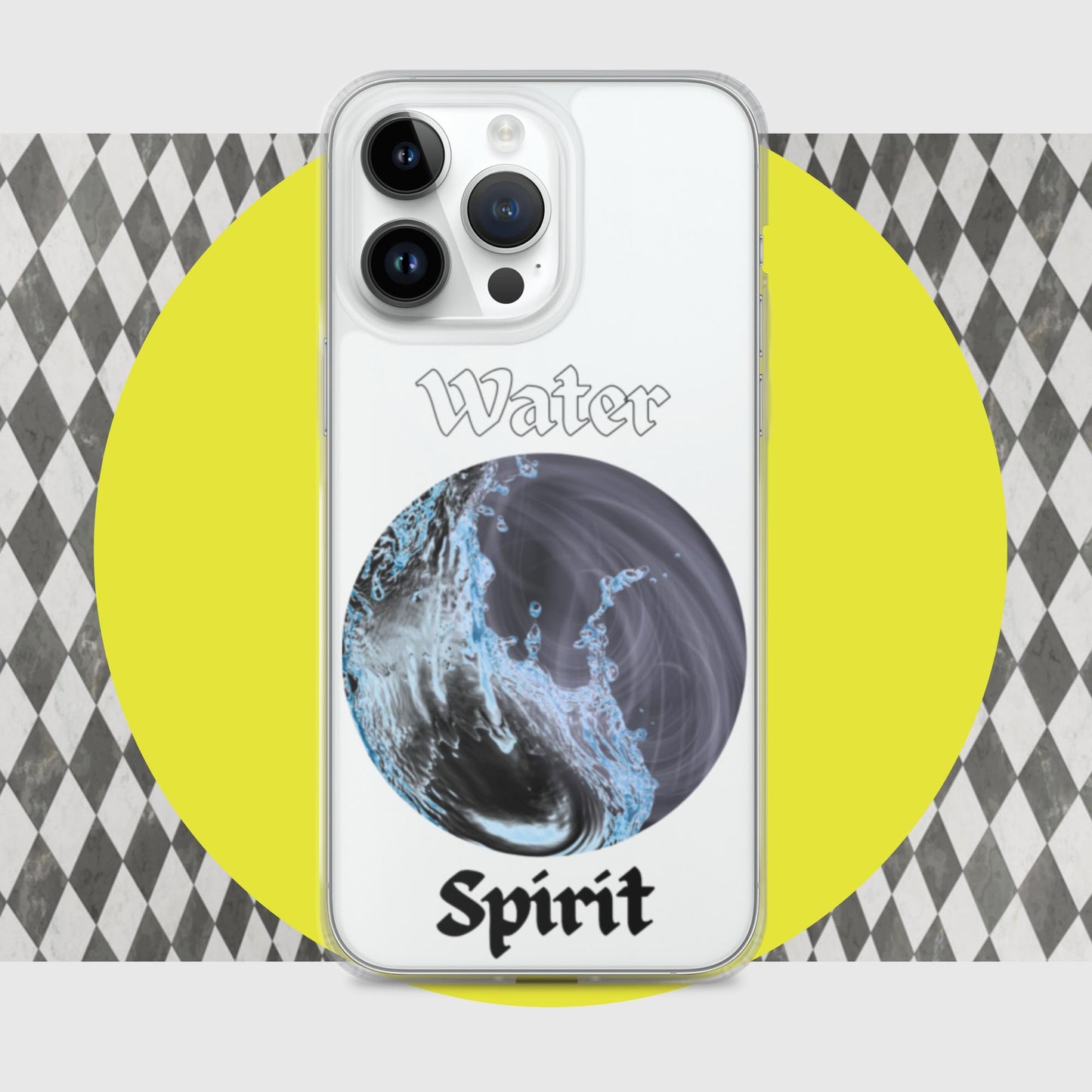 Water and Spirit Clear Case for iPhone®