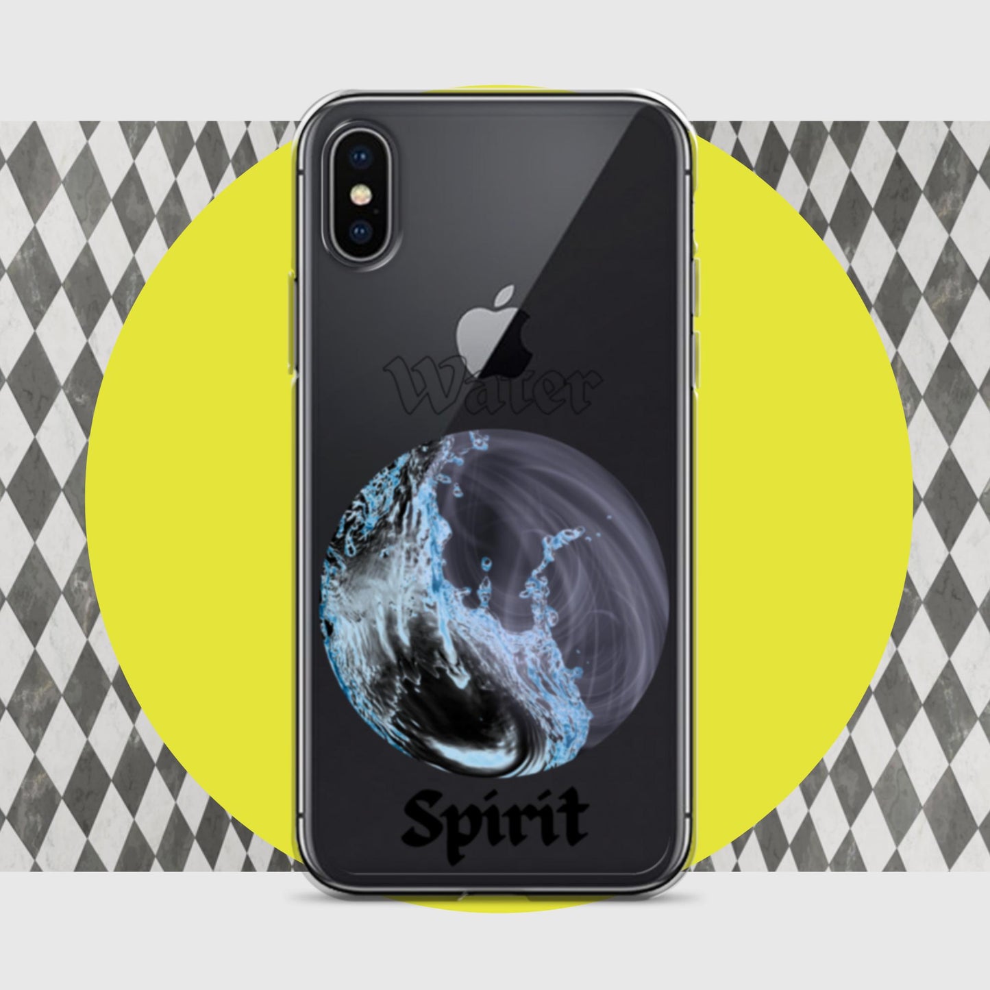 Water and Spirit Clear Case for iPhone®