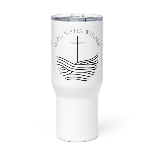 Travel mug with a handle